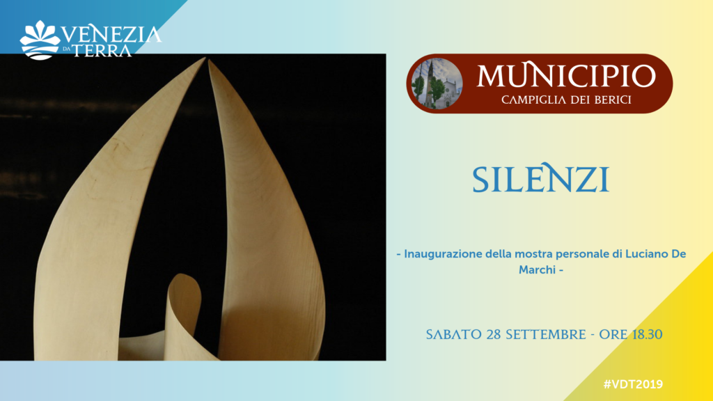 SILENZI - LUCIANO DE MARCHI | MOSTRA

Inaugurazione della mostra personale di Luciano De Marchi.